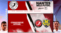 Desktop Screenshot of nantesbelafutsal.com